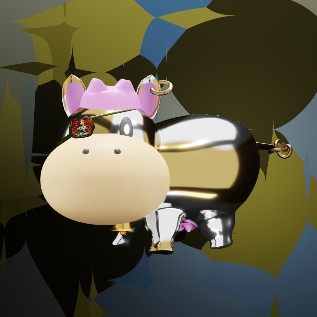 Isolated Blondell Cow#722