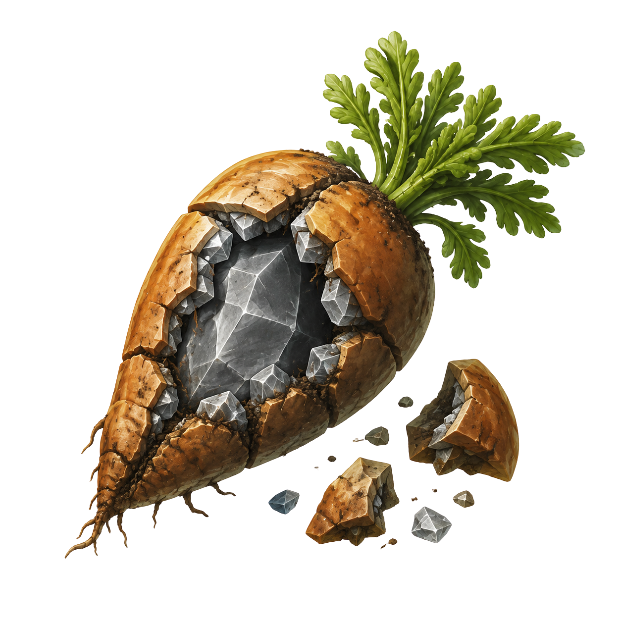 Rootrow Carrot Seed Fragment