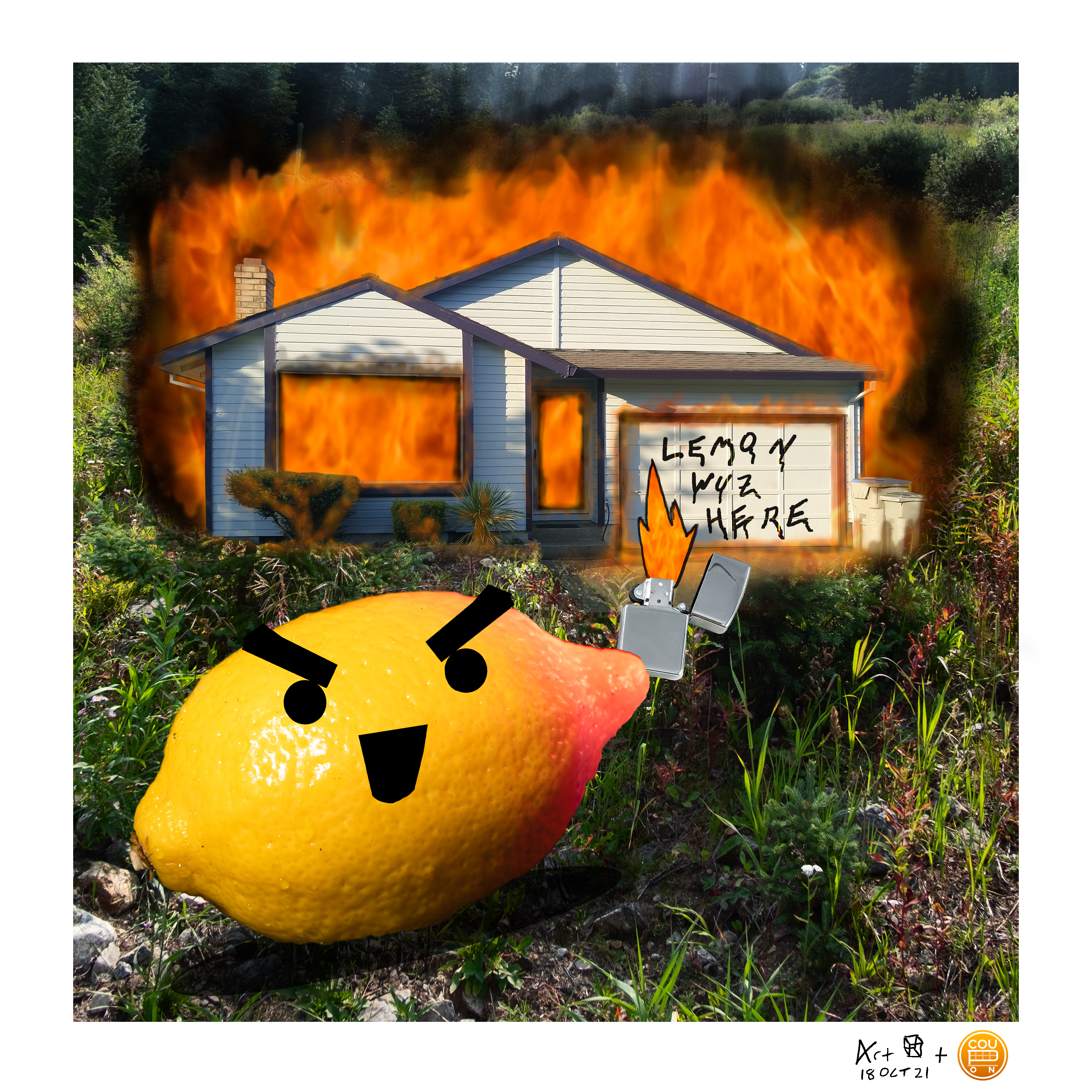 Lemon Wuz Here NFT on Algorand