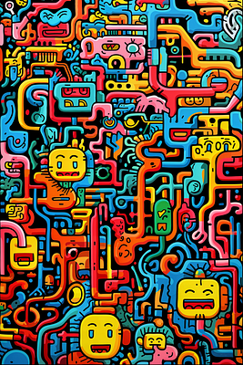 Vibrant Maze of Emotions