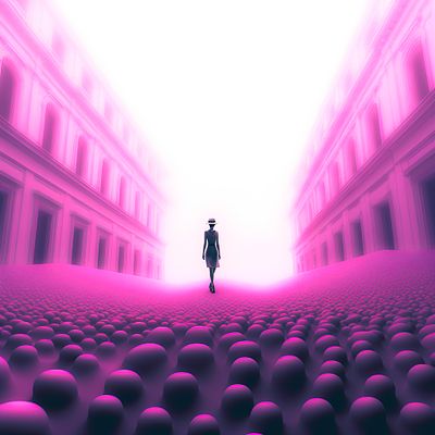 Vivid Iris Dreams Exploring Purple Realms
