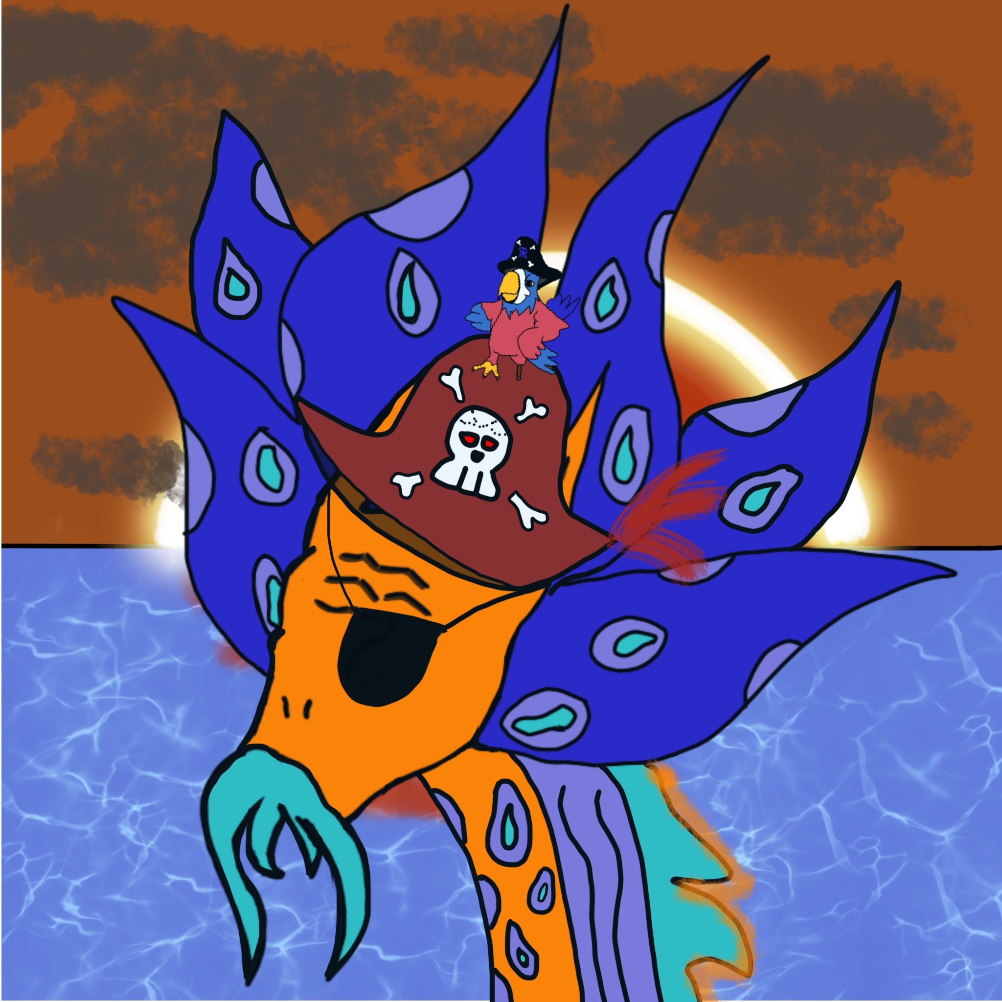 HeadHidra3 (pirate) NFT on Algorand