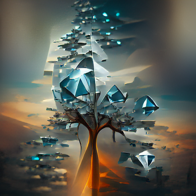 A diamond tree