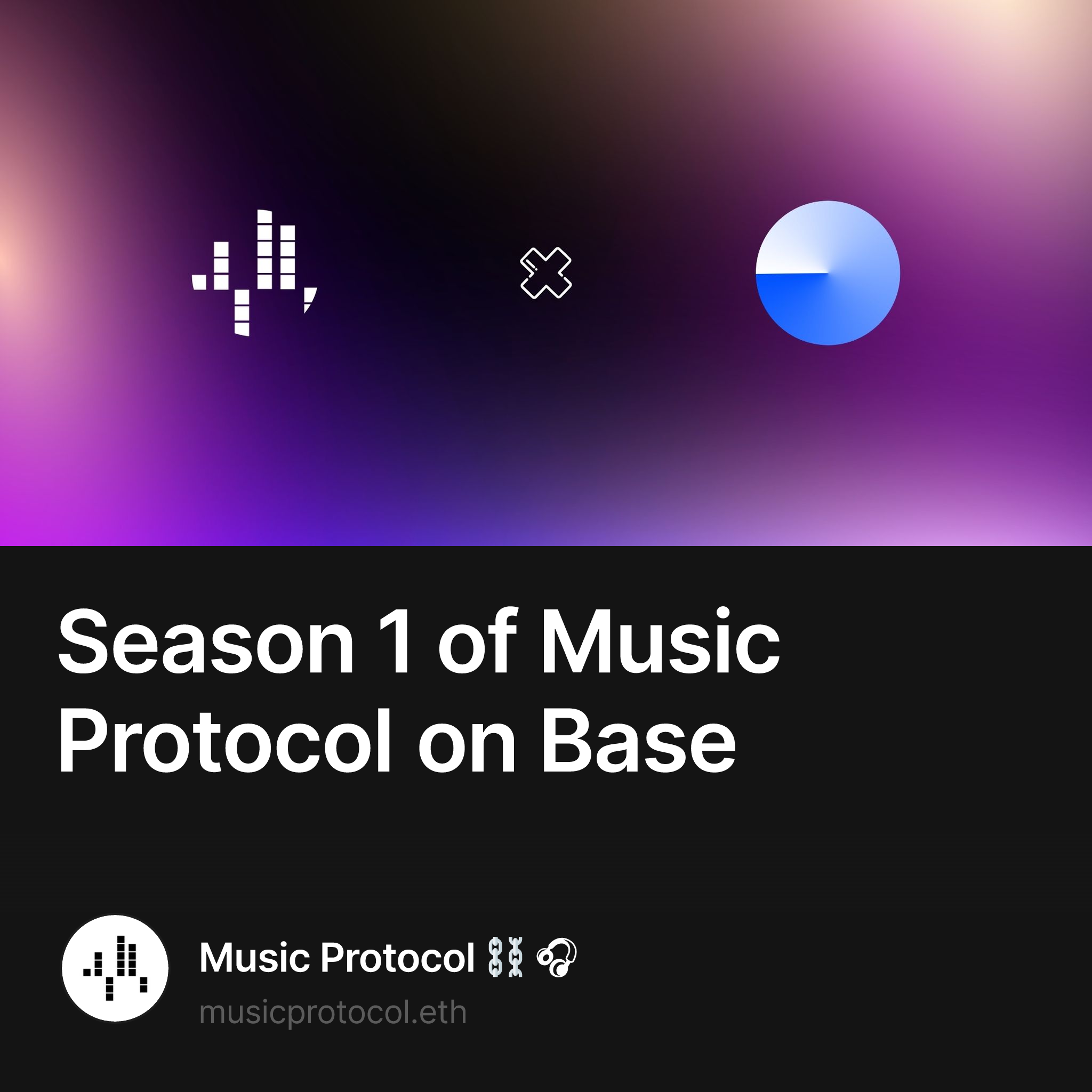 Season 1 of Music Protocol on Base 25