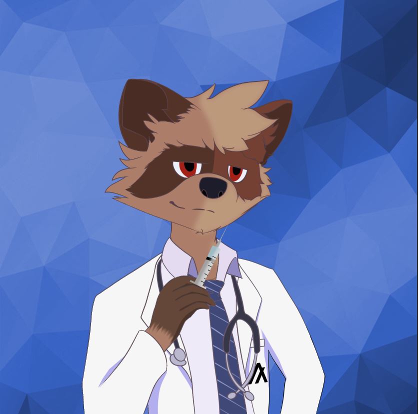 CryptoRaccoon#101 NFT on Algorand