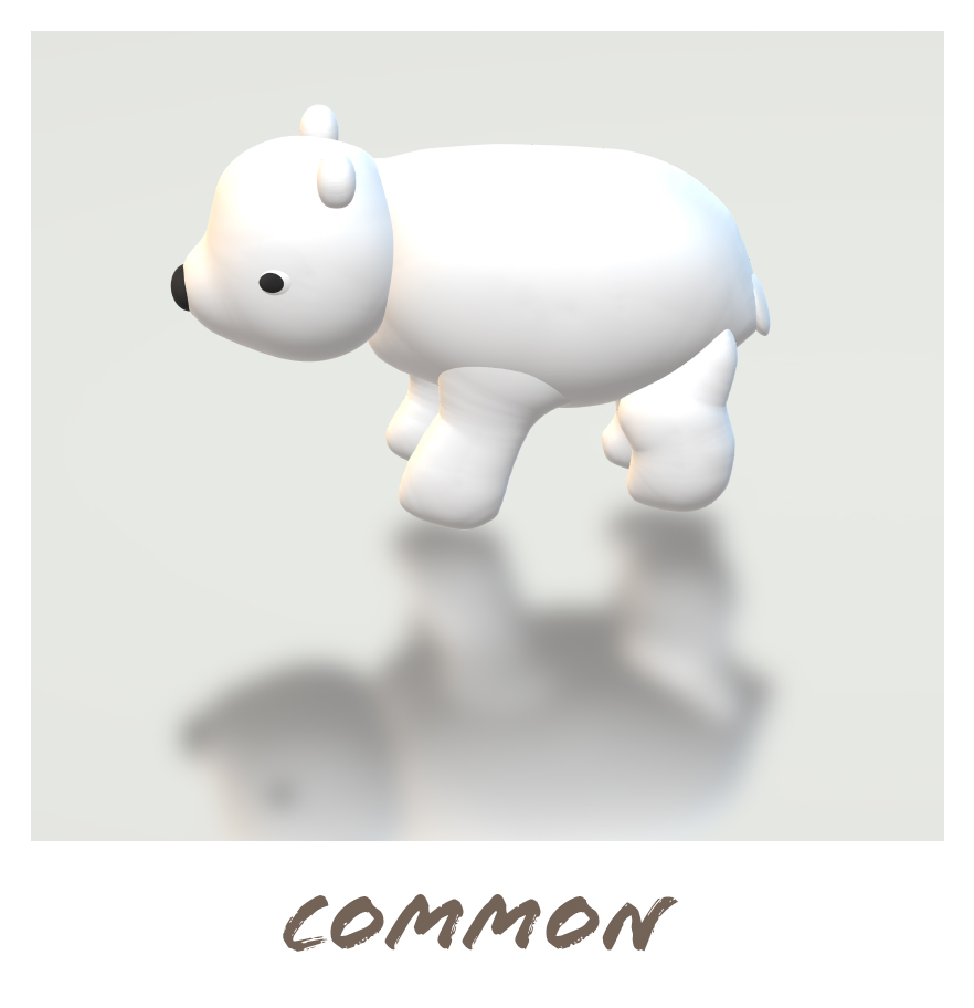 💝 Common Polar Bear card💝