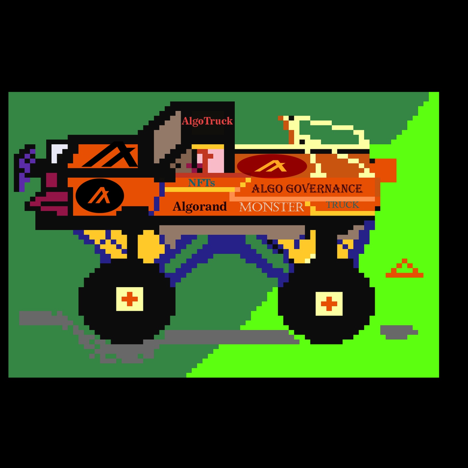 AlgoTruck Monster NFT on Algorand