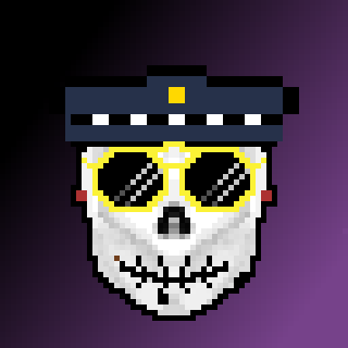 AlgoSkull #122 NFT on Algorand