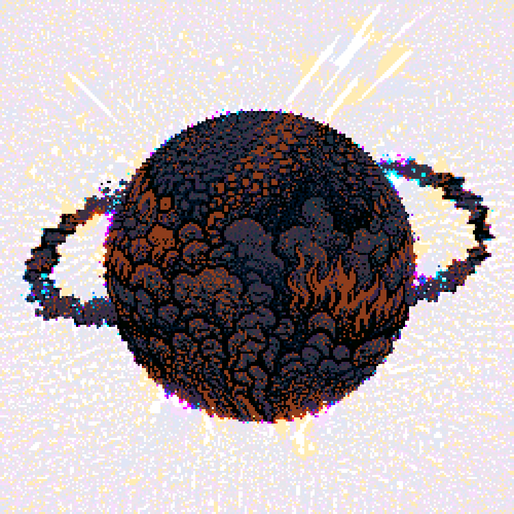 SMOLDERING SOLANA PLANET