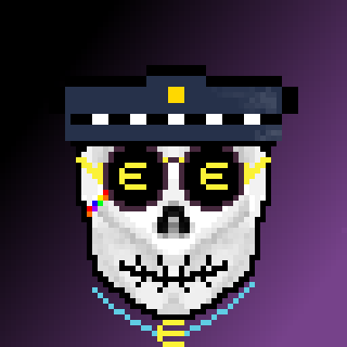 AlgoSkull #696 NFT on Algorand