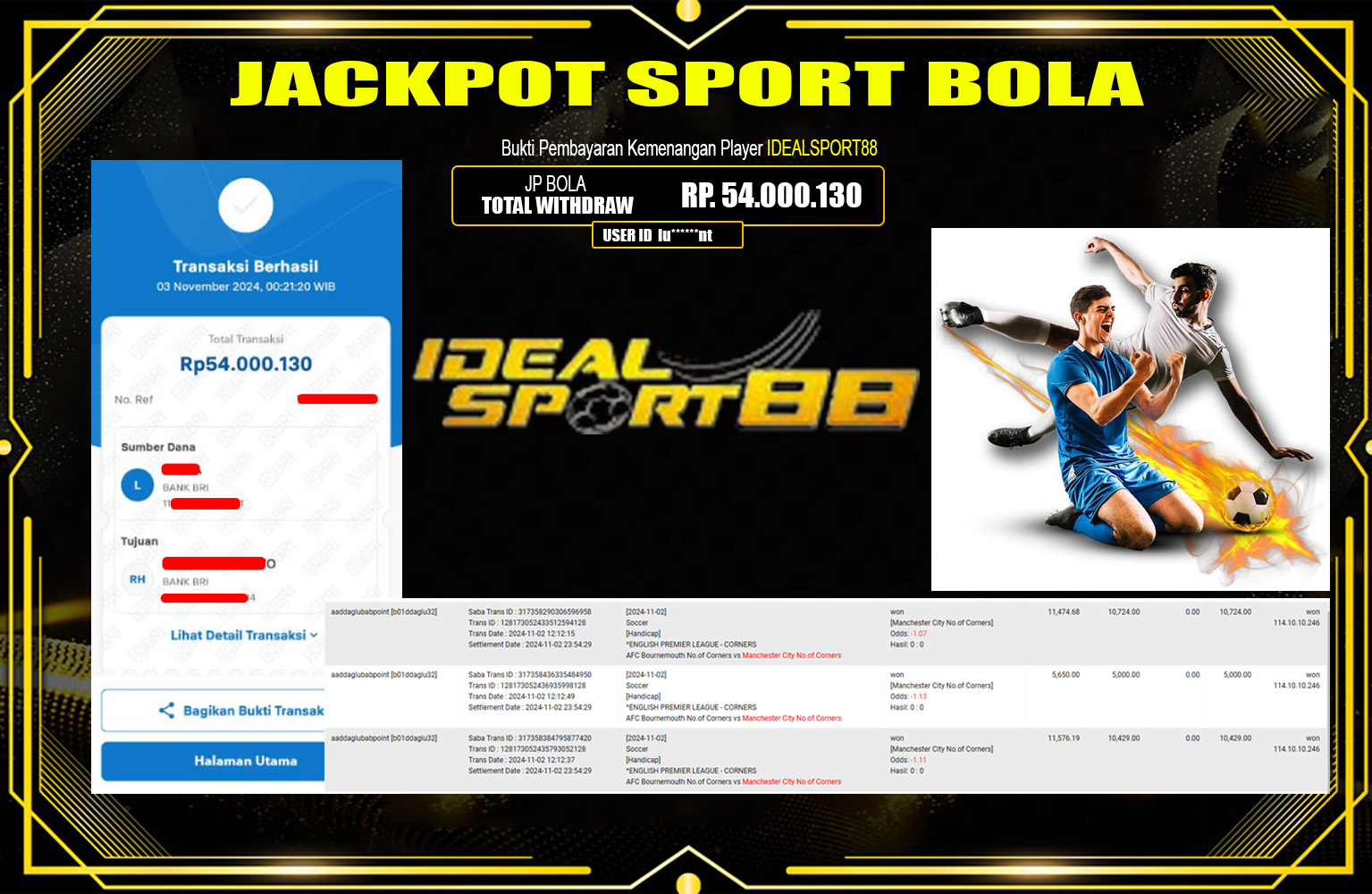 IDEALSPORT88 JACKPOT MAHJING WAYS  Rp.31.000.000,- LUNAS