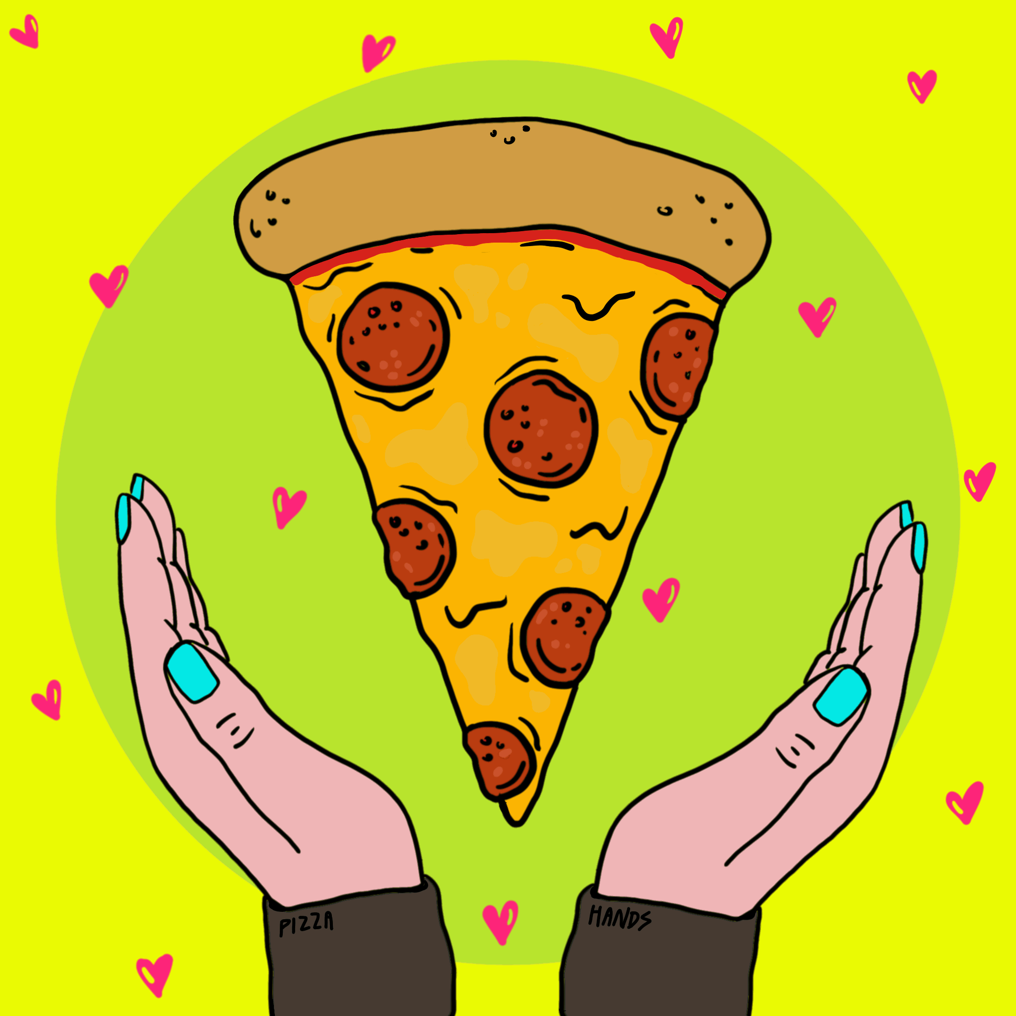 Pizza Hand Love 🍕