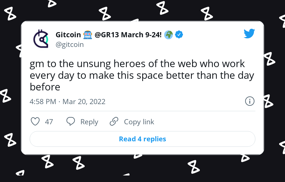 @gitcoin #1505589512981856263