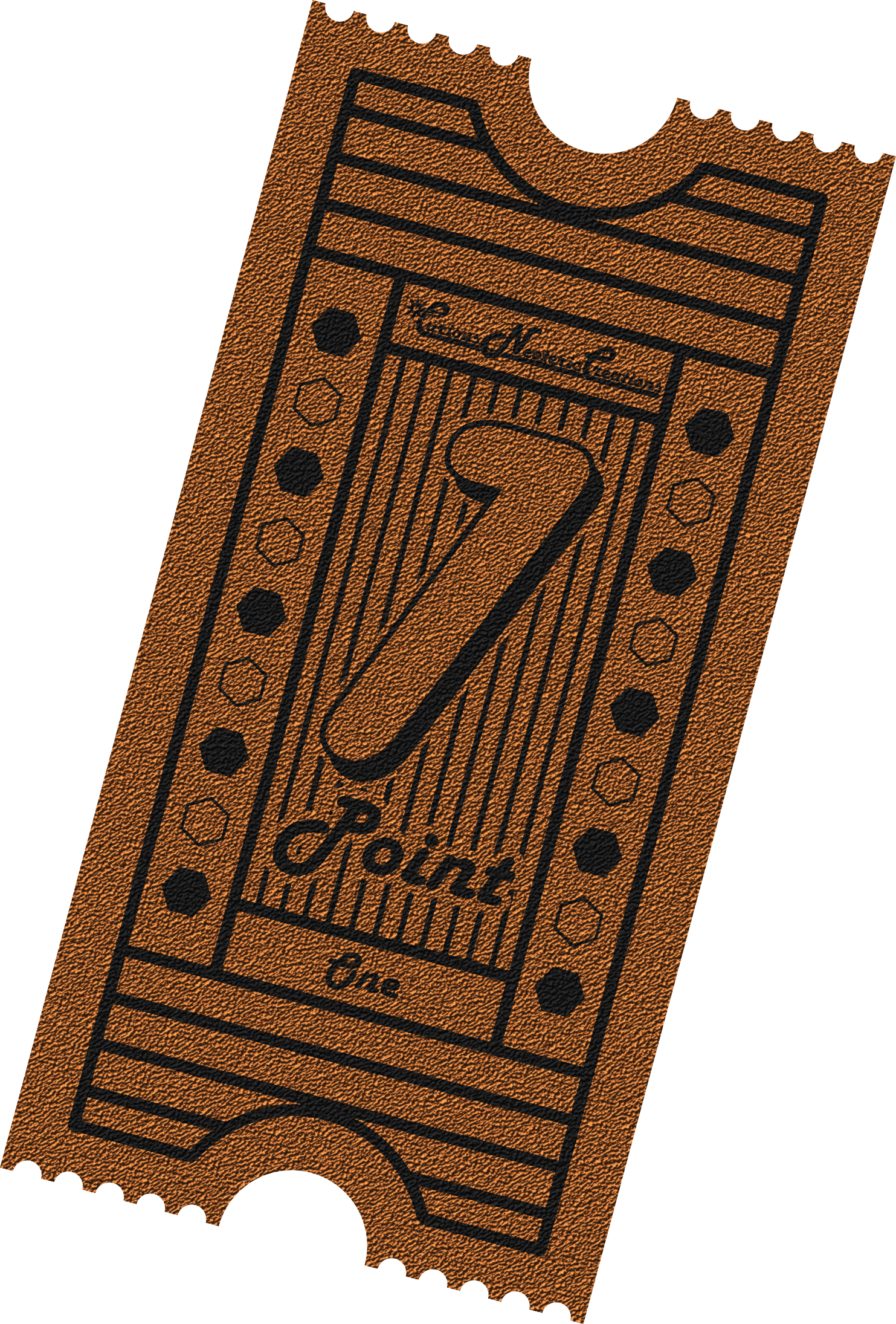 CNC Ticket Stub (1 Point)