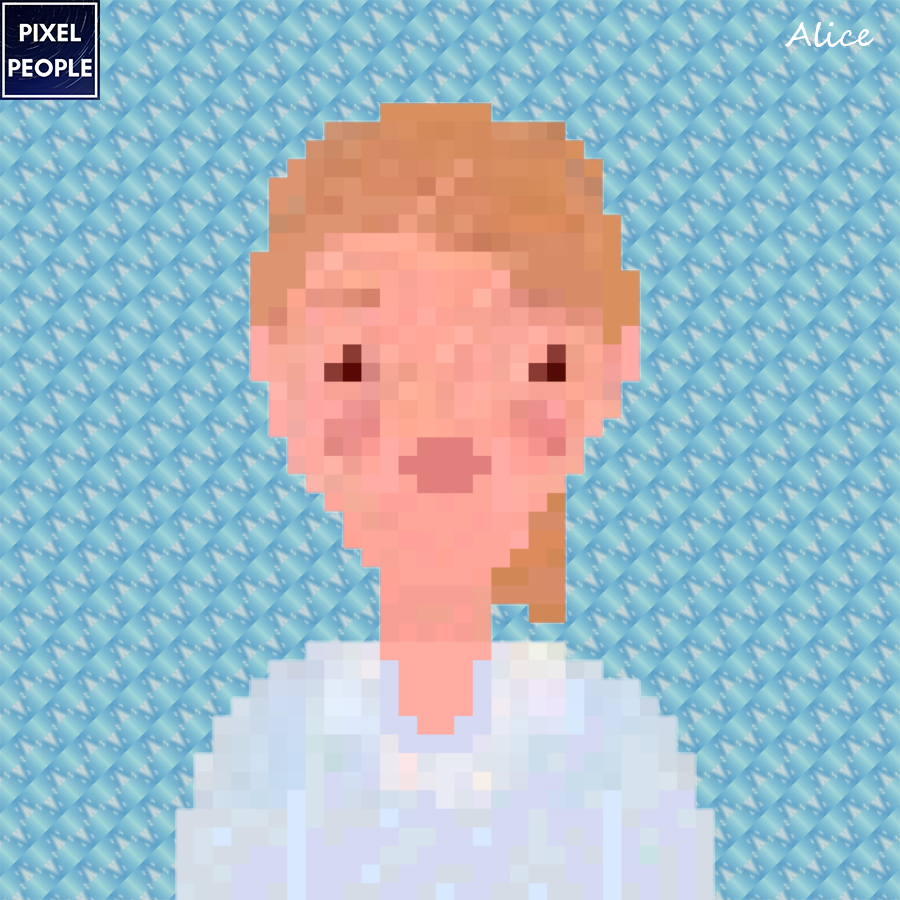Pixel People #38 - Alice NFT on Algorand