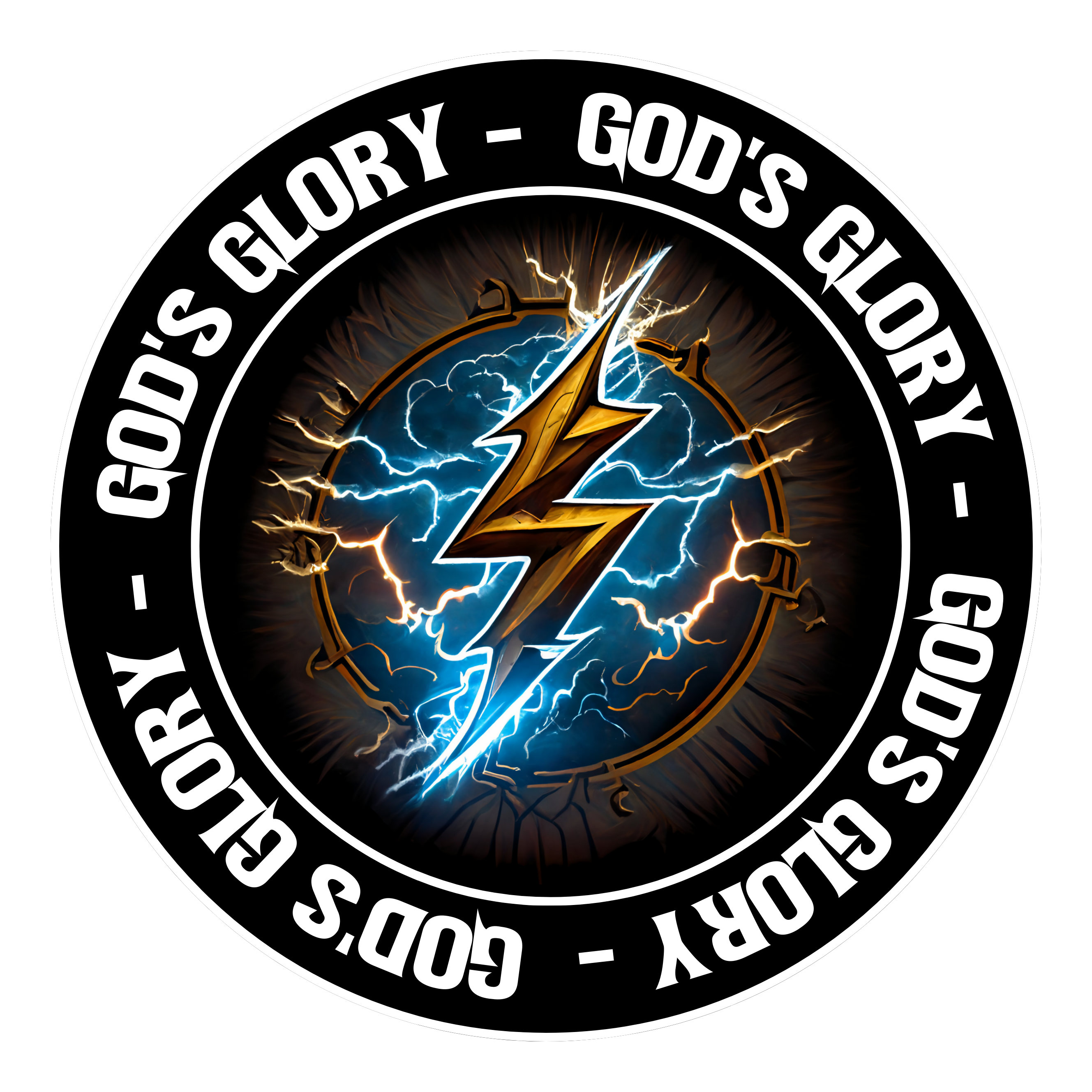 Gods Glory Sticker
