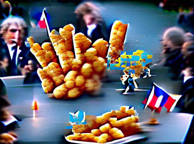 ferocious french fries ambush two tater tots during peace accords ...