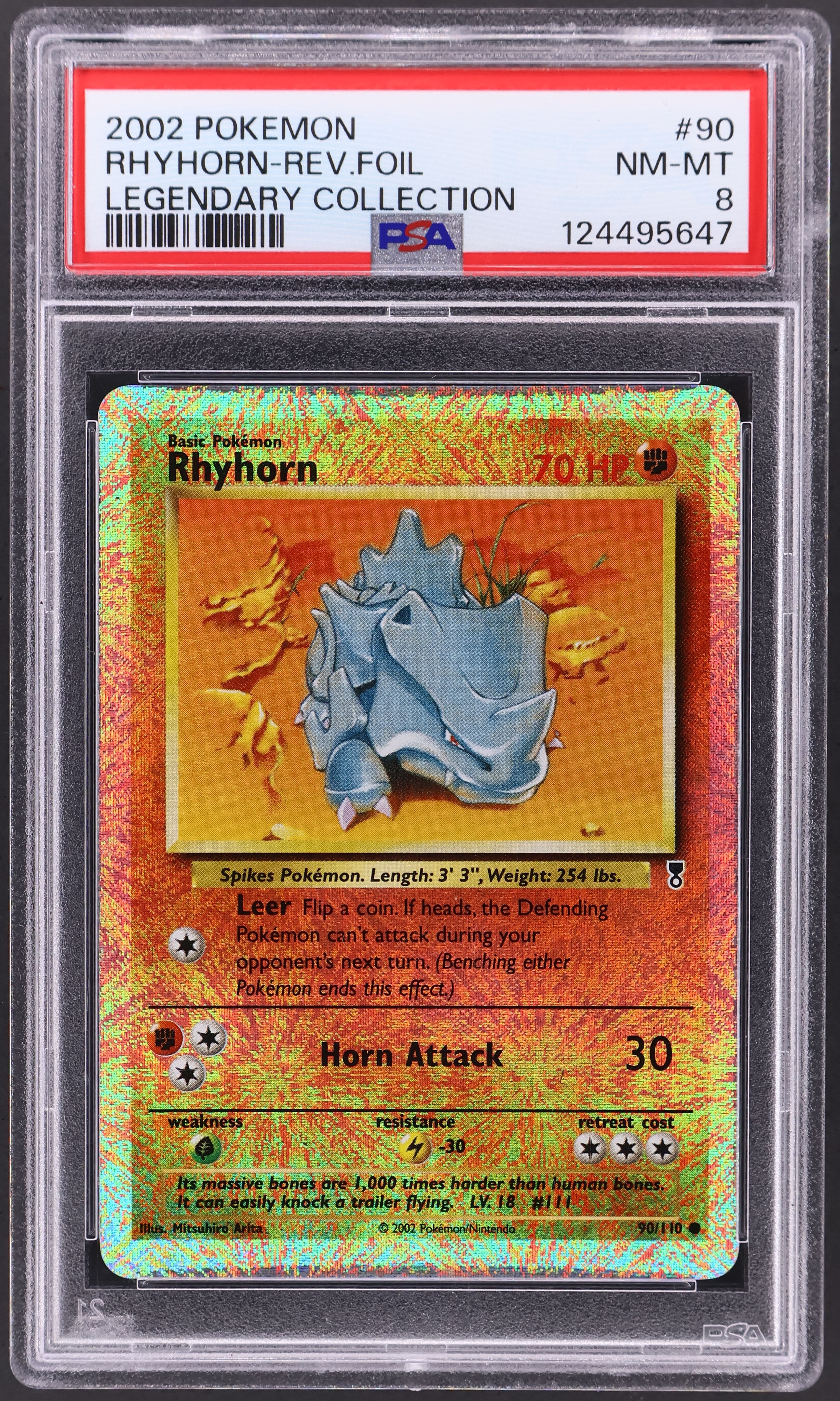 Rhyhorn-Reverse Foil