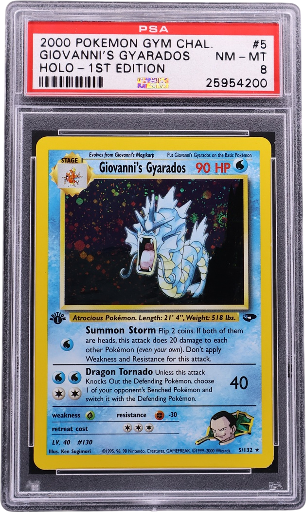Giovanni's Gyarados [Holo-1st Edition]