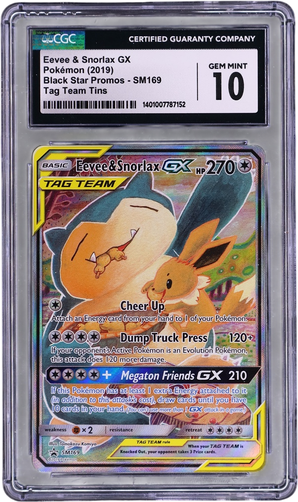 Eevee & Snorlax GX [Tag Team Tin (Holo)]