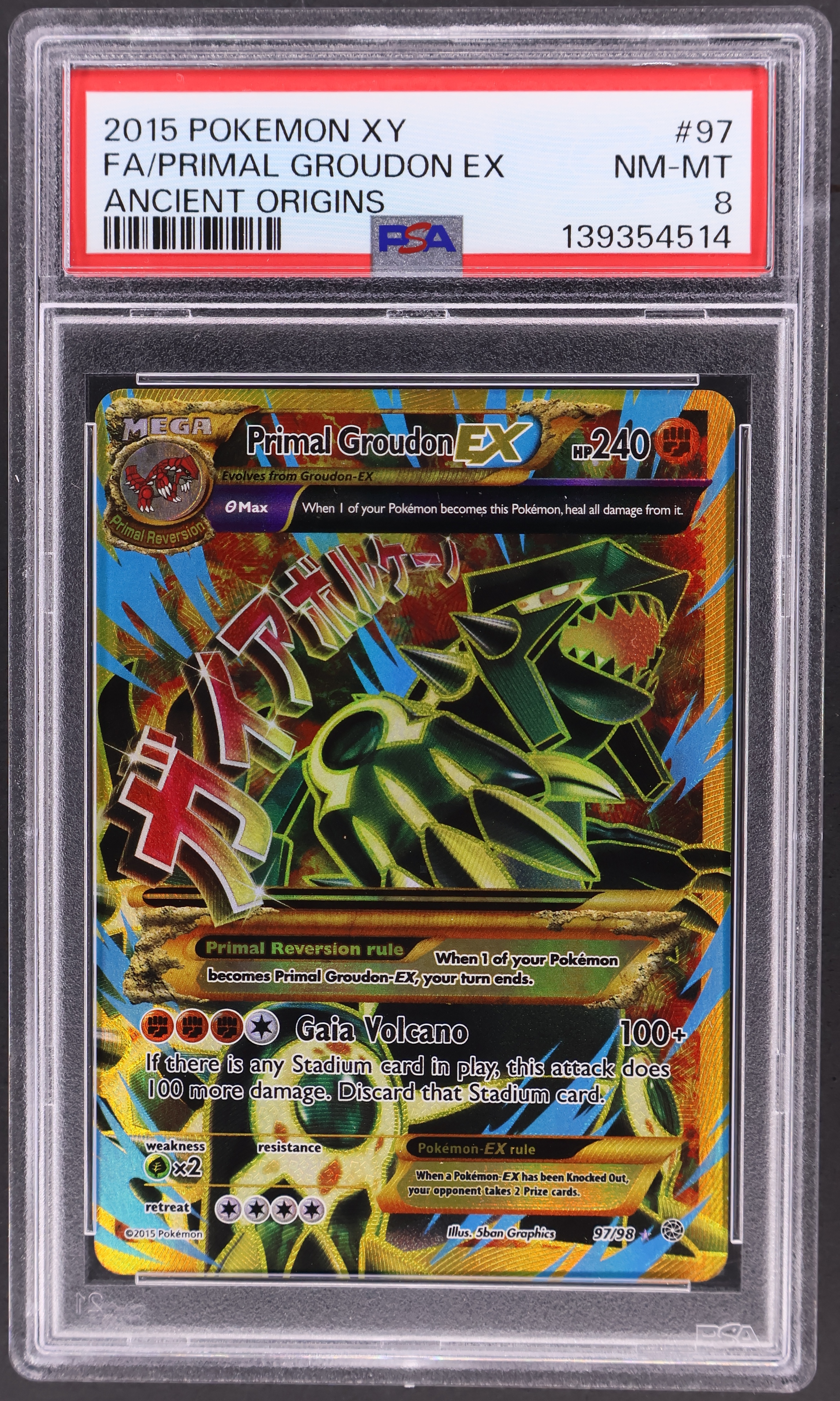 Full Art / Primal Groudon Ex