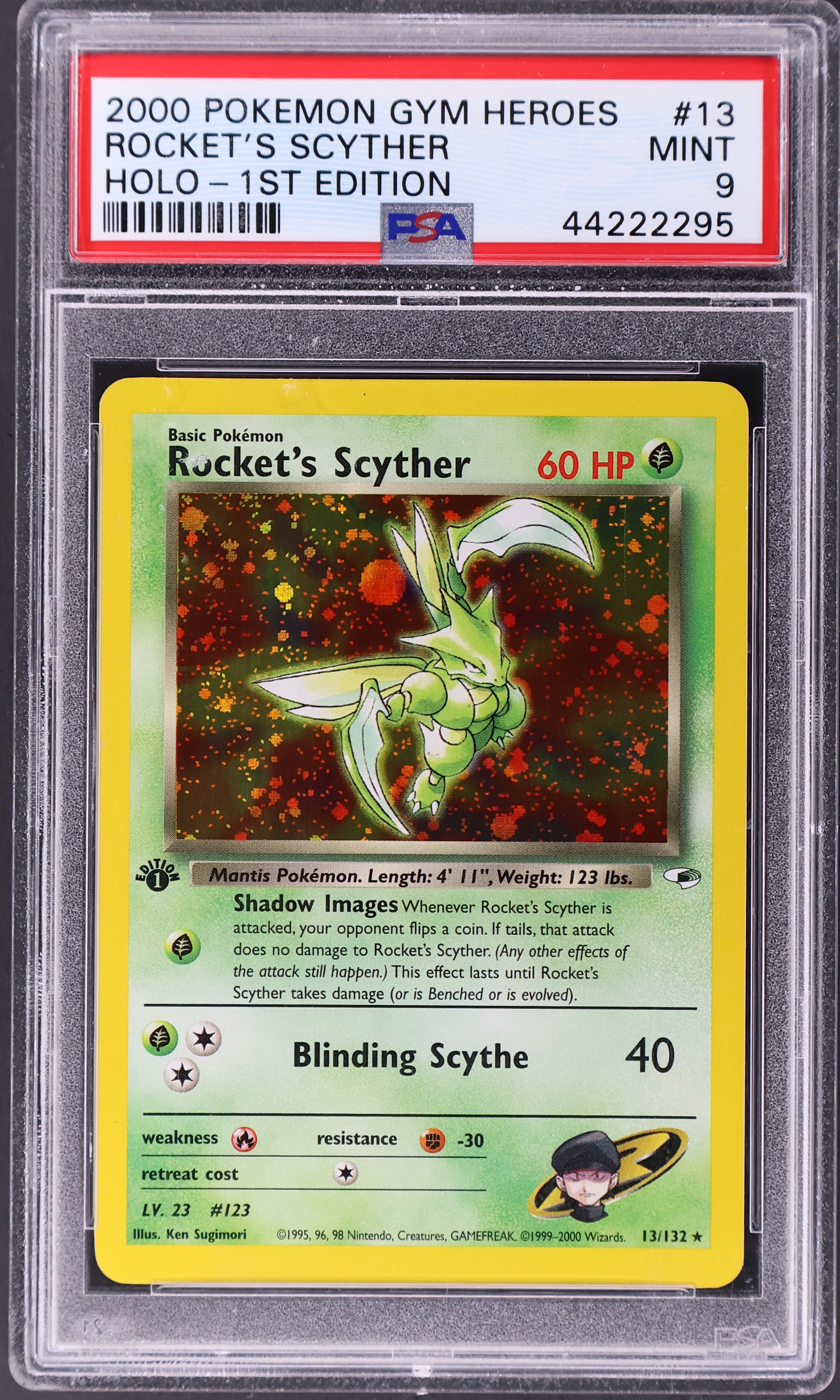 Rocket's Scyther [Holo-1st Edition]
