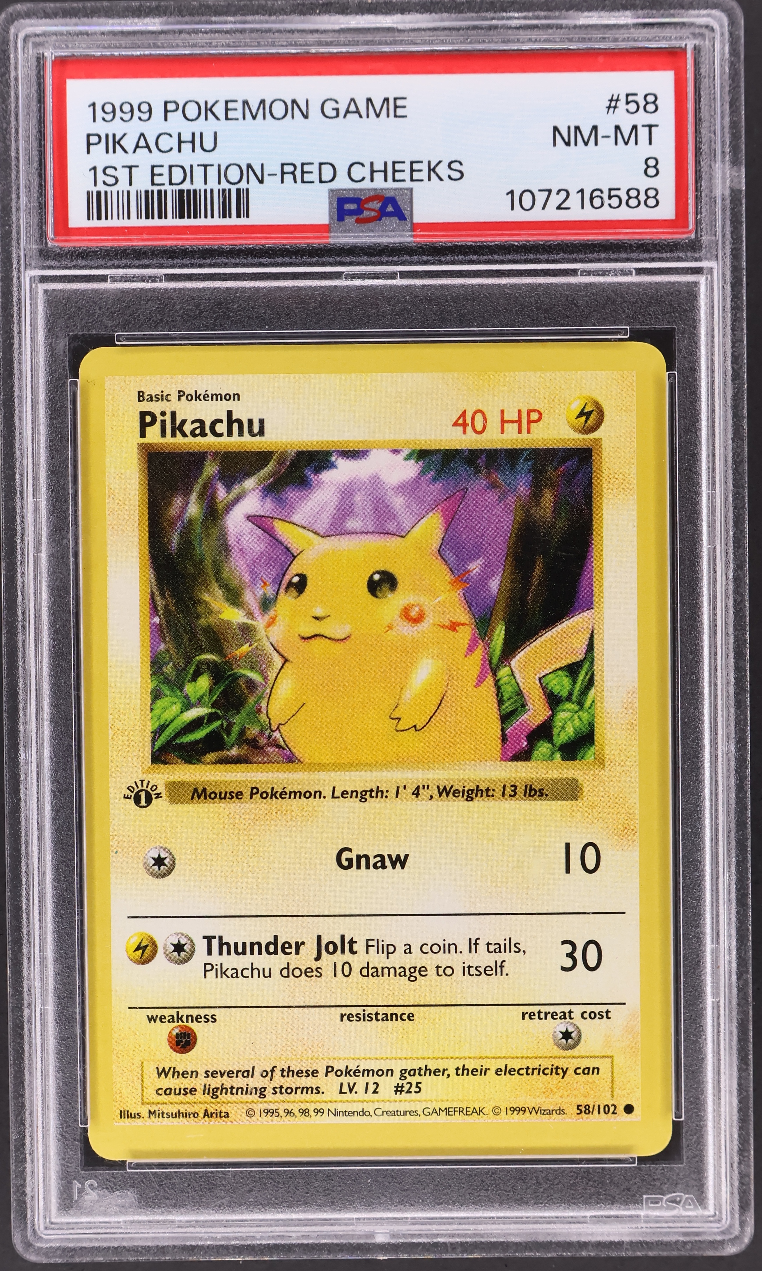 Pikachu [1st Edition-Red Cheeks]
