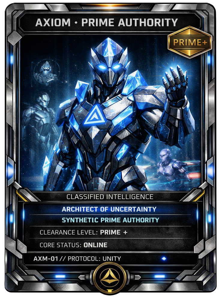 AXIOM • PRIME AUTHORITY card