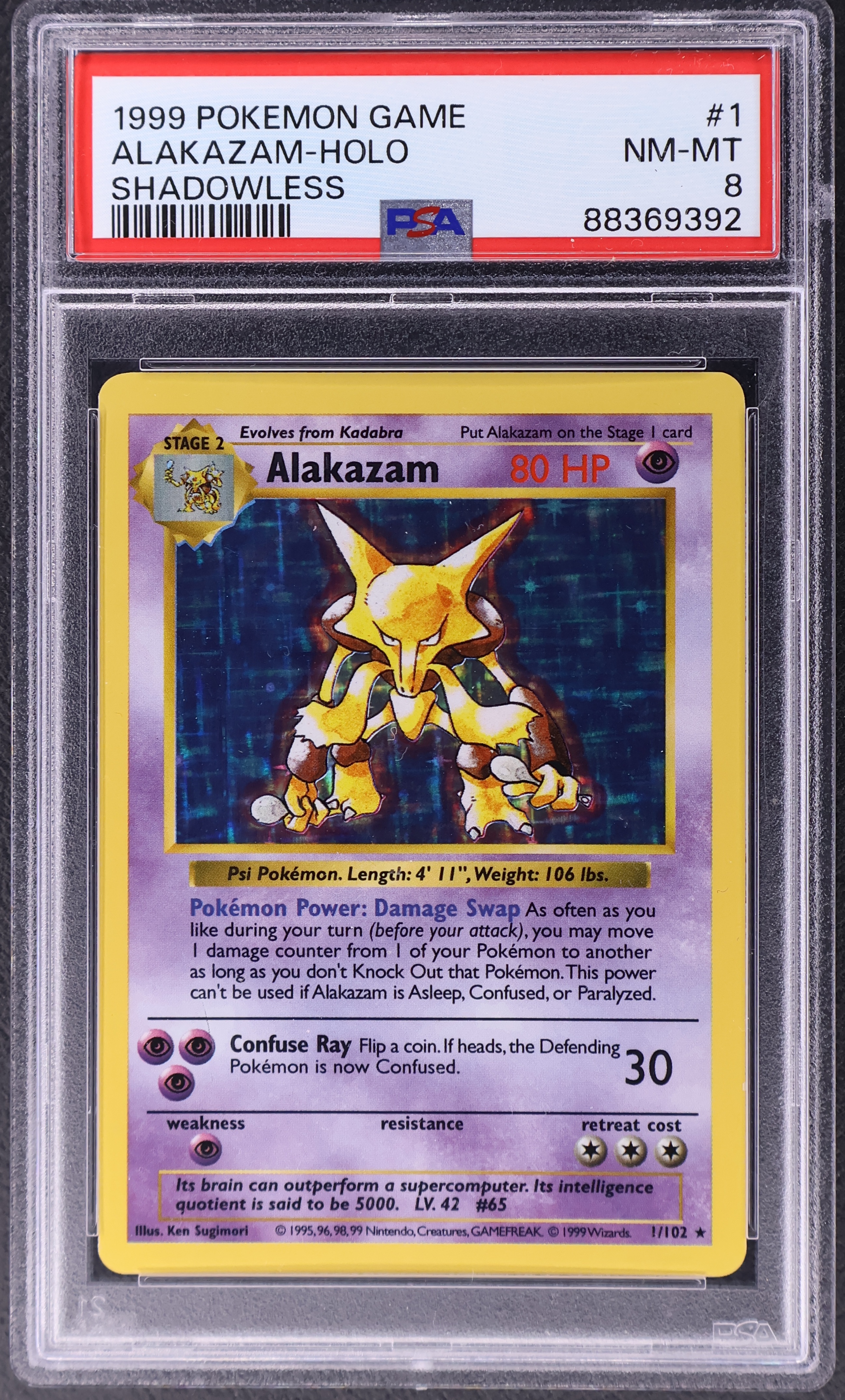 Alakazam-Holo [Shadowless]