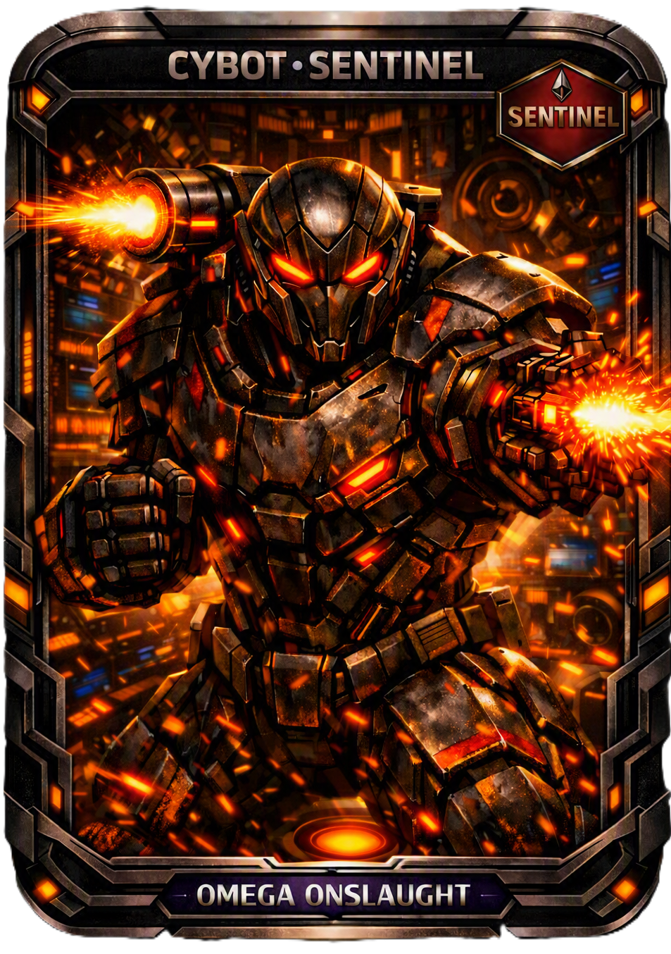 CYBOT SENTINEL · OMEGA ONSLAUGHT