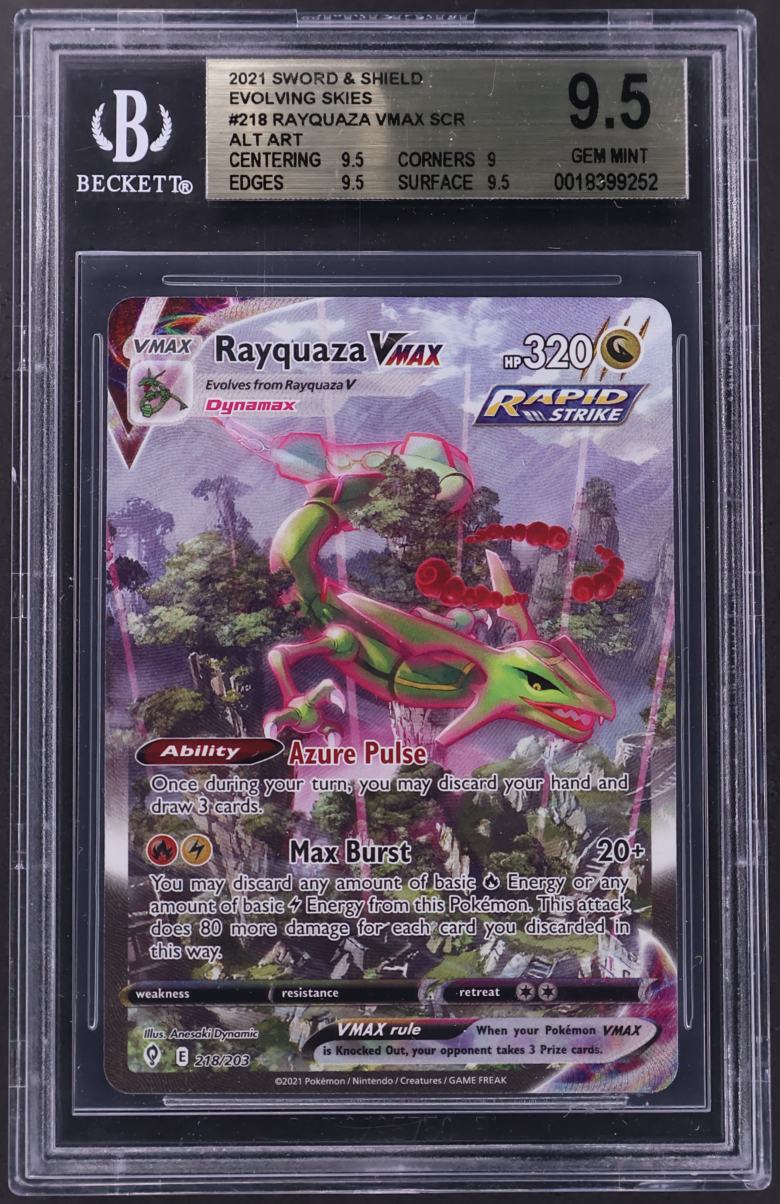 Rayquaza VMAX SCR ALT ART