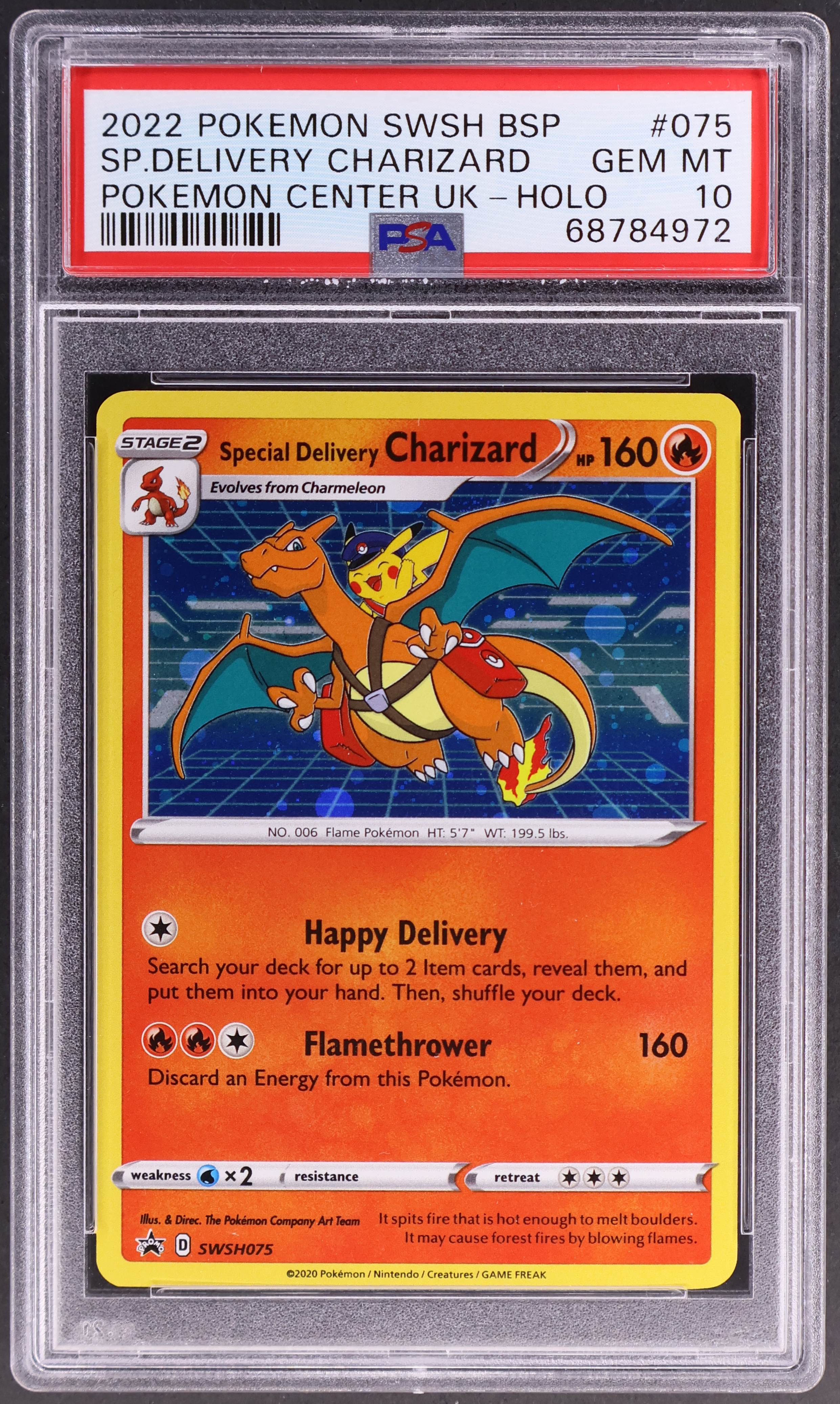 Special Delivery Charizard-Holo [Pokemon Center United Kingdom]