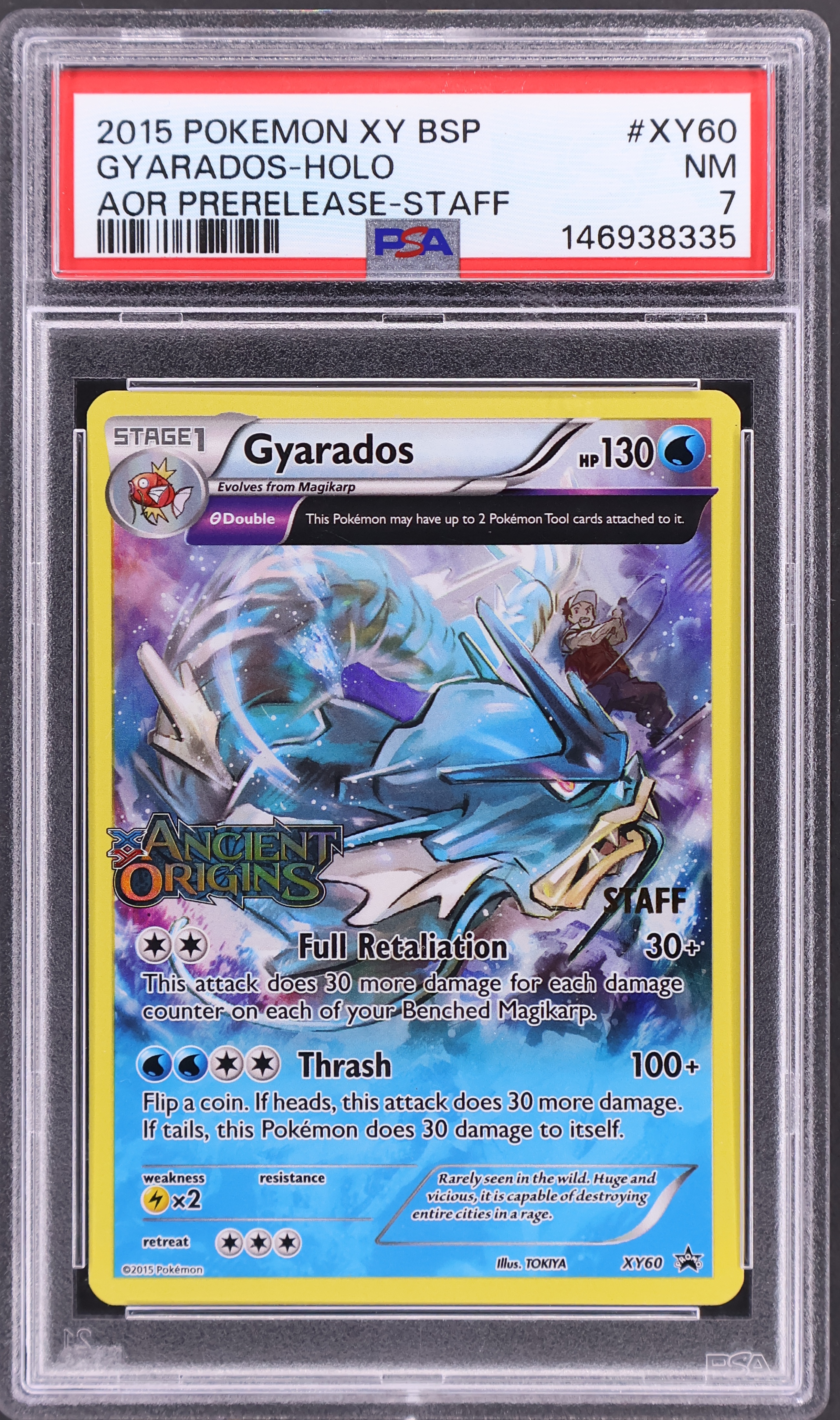 Gyarados-Holo [Ancient Origins Prerelease-Staff]