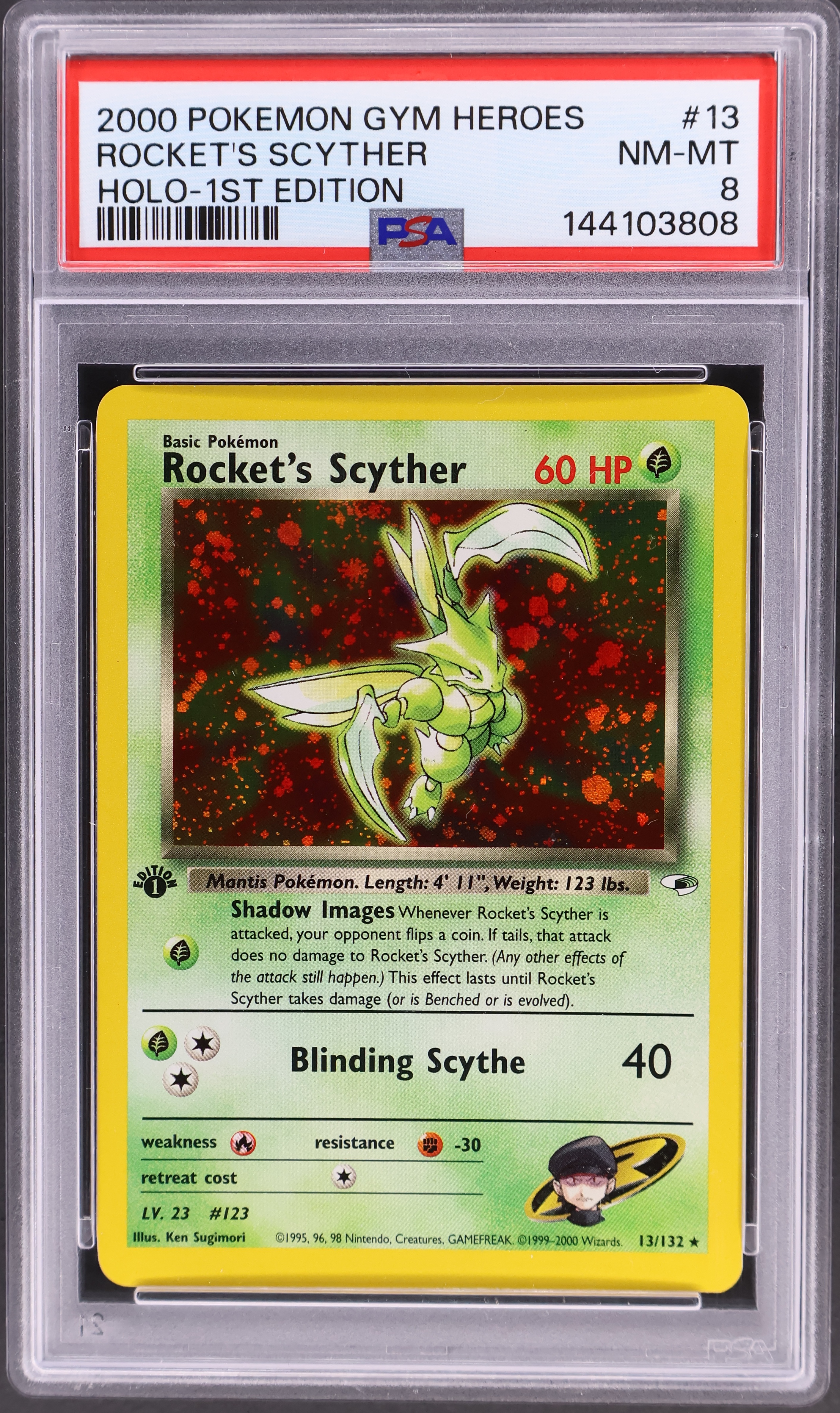 Rocket's Scyther [Holo-1st Edition]