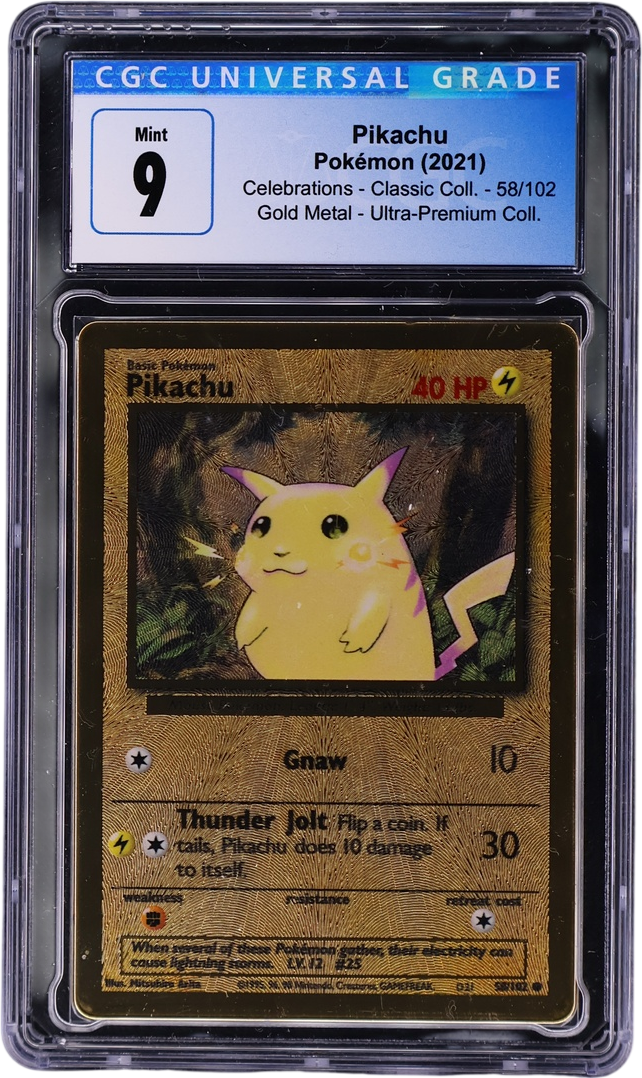 Pikachu [Gold Metal - Celebrations Ultra-Premium Collection]