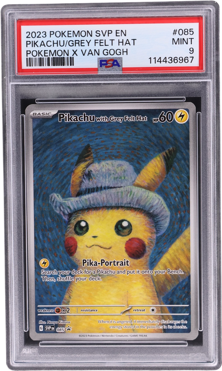 Pikachu with Grey Felt Hat [Pokemon X Van Gogh]
