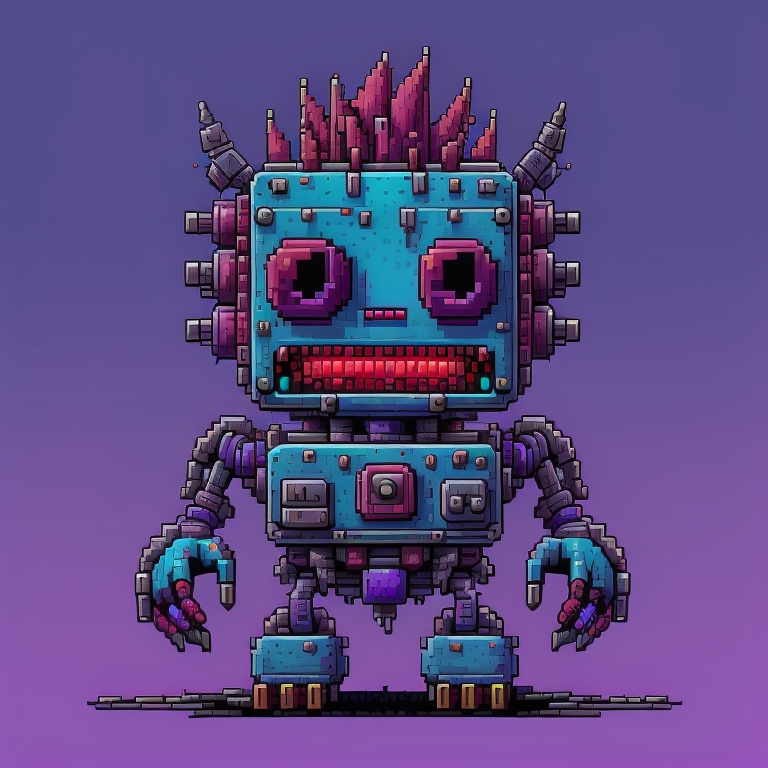 Pixel Monster Botz 1000 #845