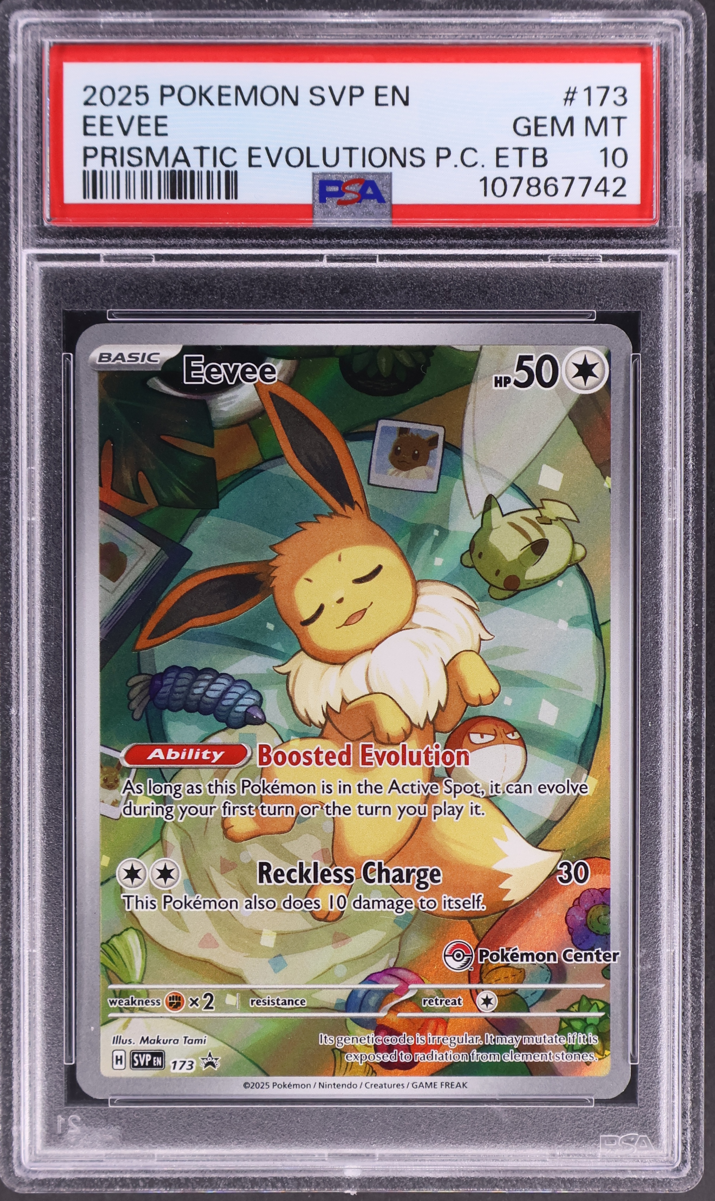 Eevee [Prismatic Evolutions Pokemon Center Elite Trainer Box]