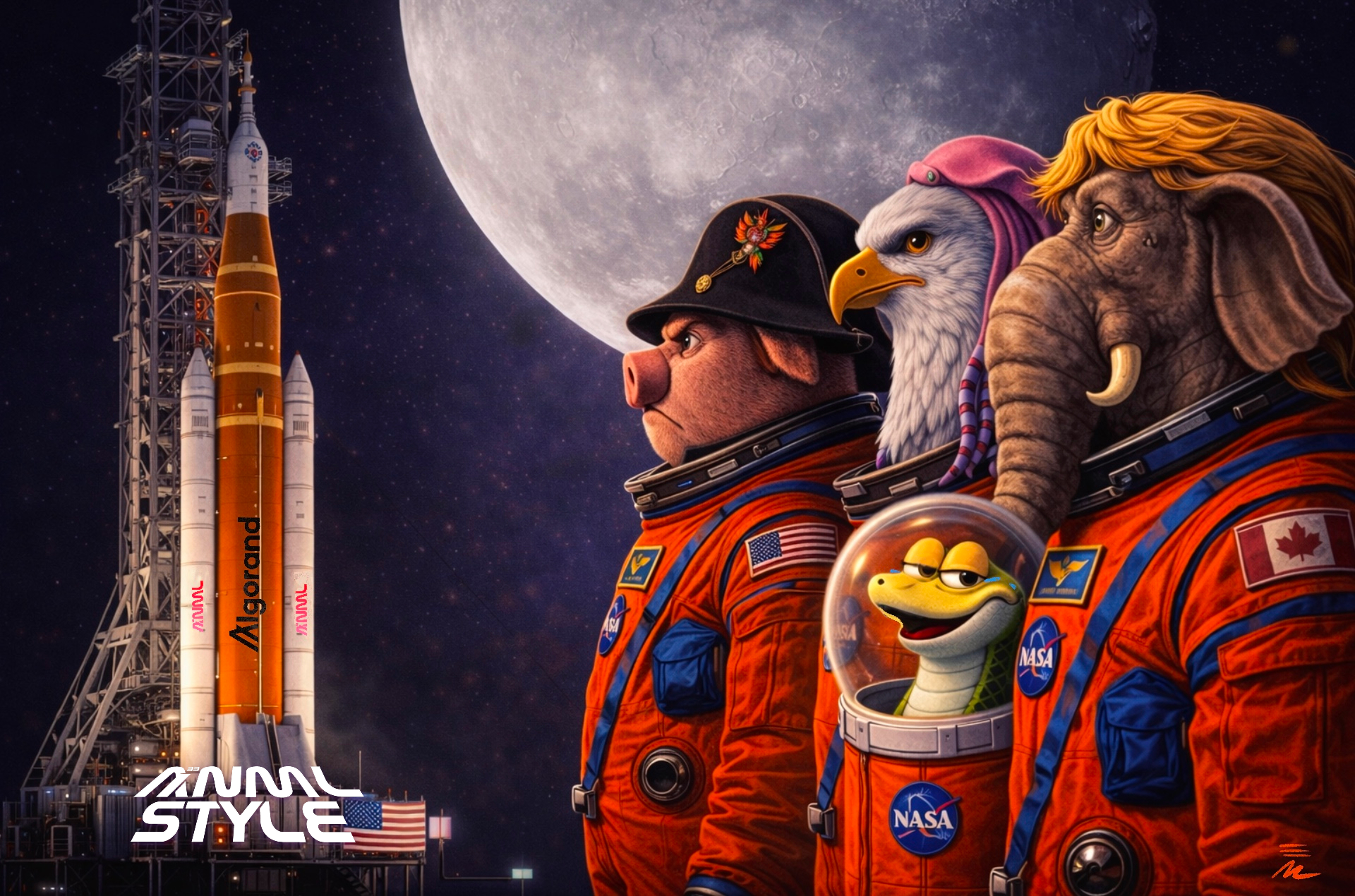 Moon Mission · April 1, 2026 NFT on Algorand