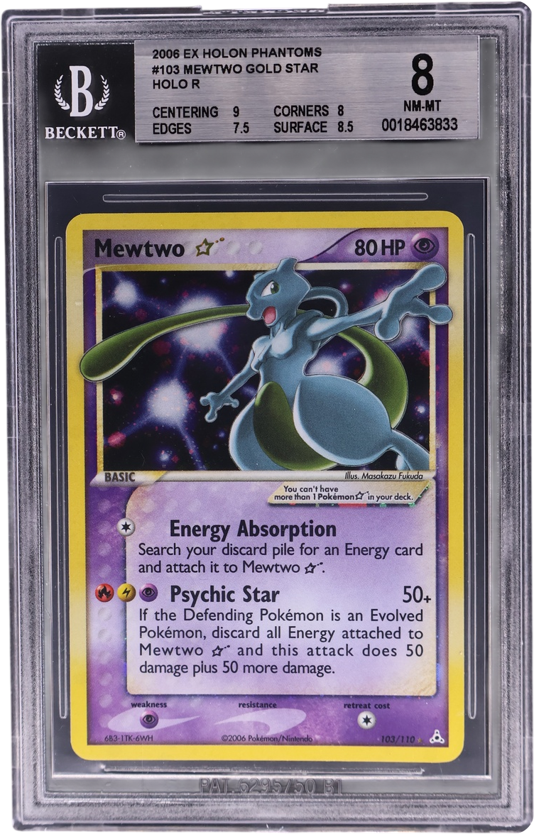 Mewtwo Gold Star HOLO R
