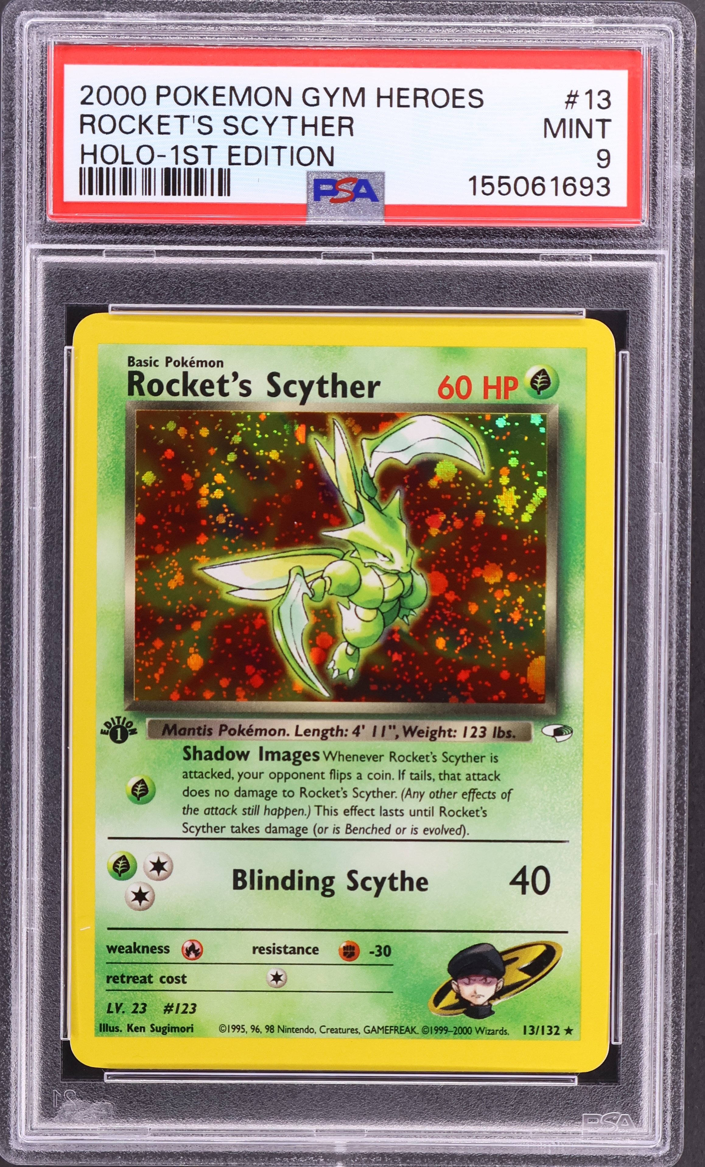 Rocket's Scyther [Holo-1st Edition]