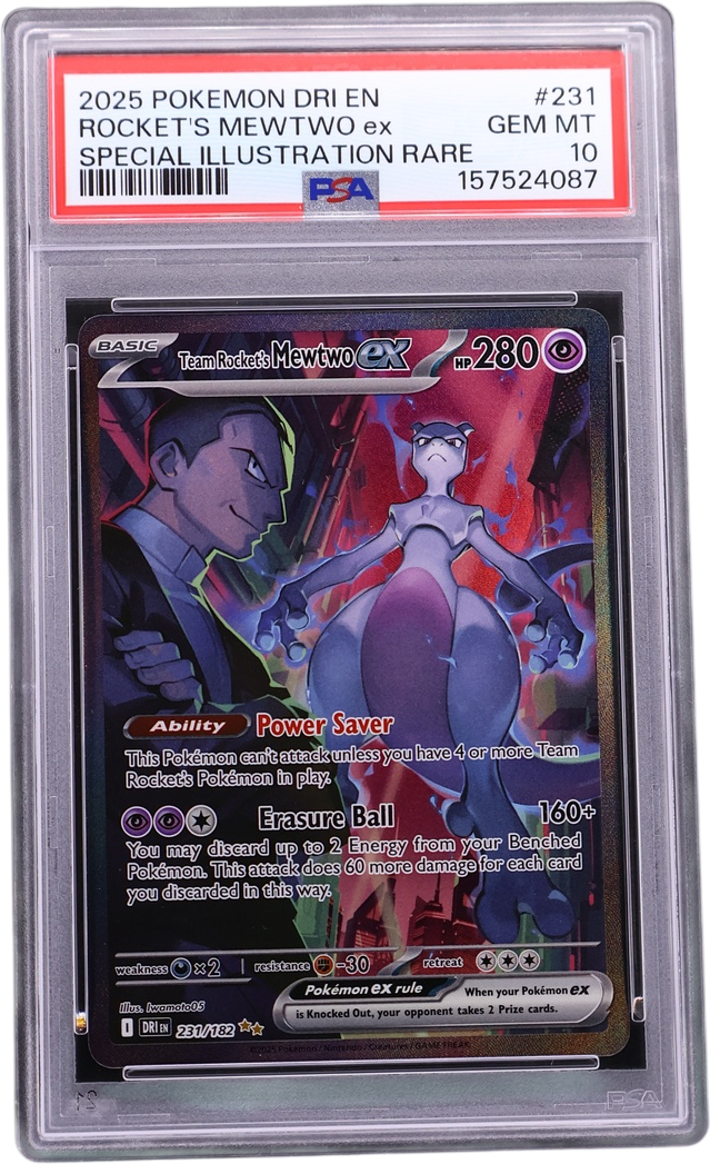 Team Rocket's Mewtwo Ex [Special Illustration Rare]
