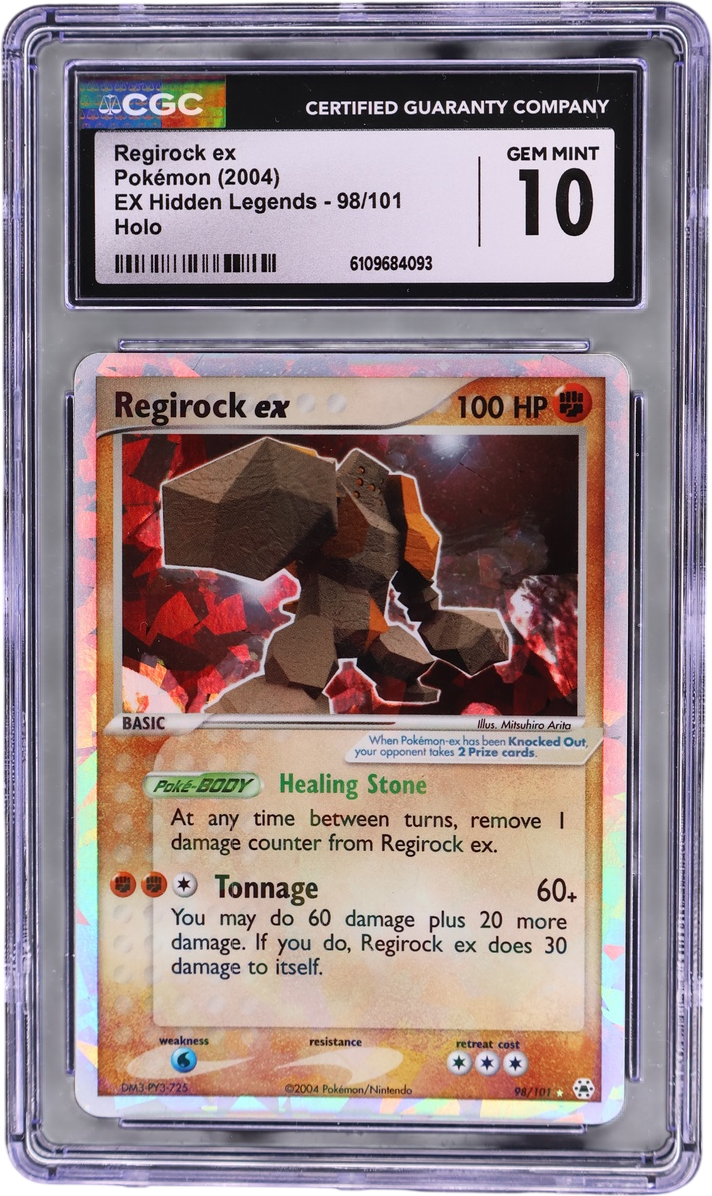 Regirock ex [(Cracked Ice) Holo]