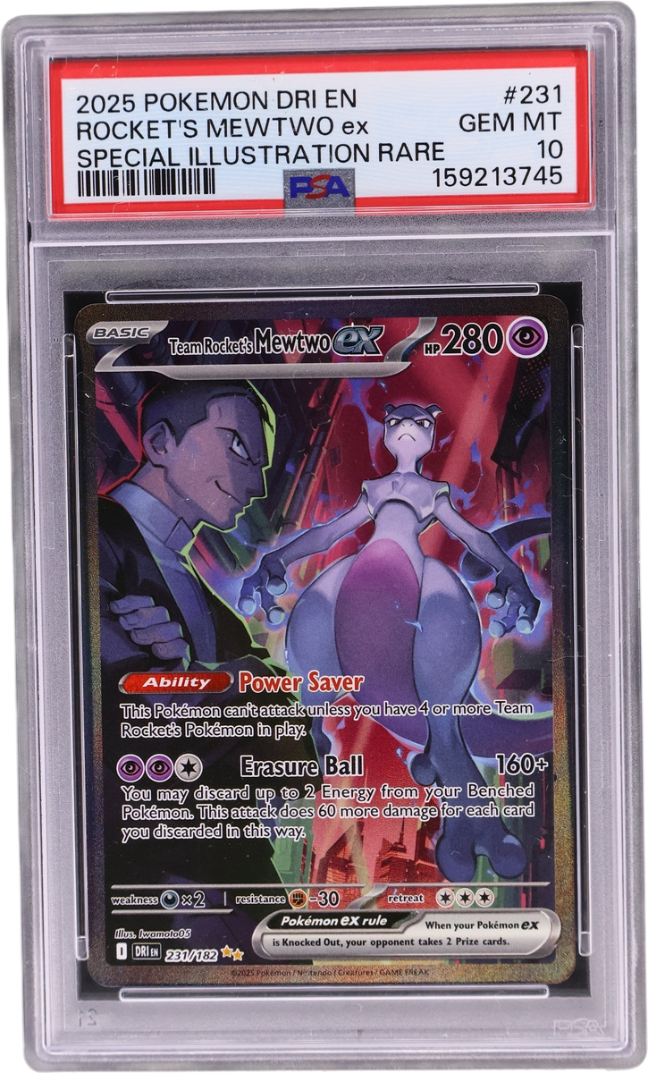 Team Rocket's Mewtwo Ex [Special Illustration Rare]