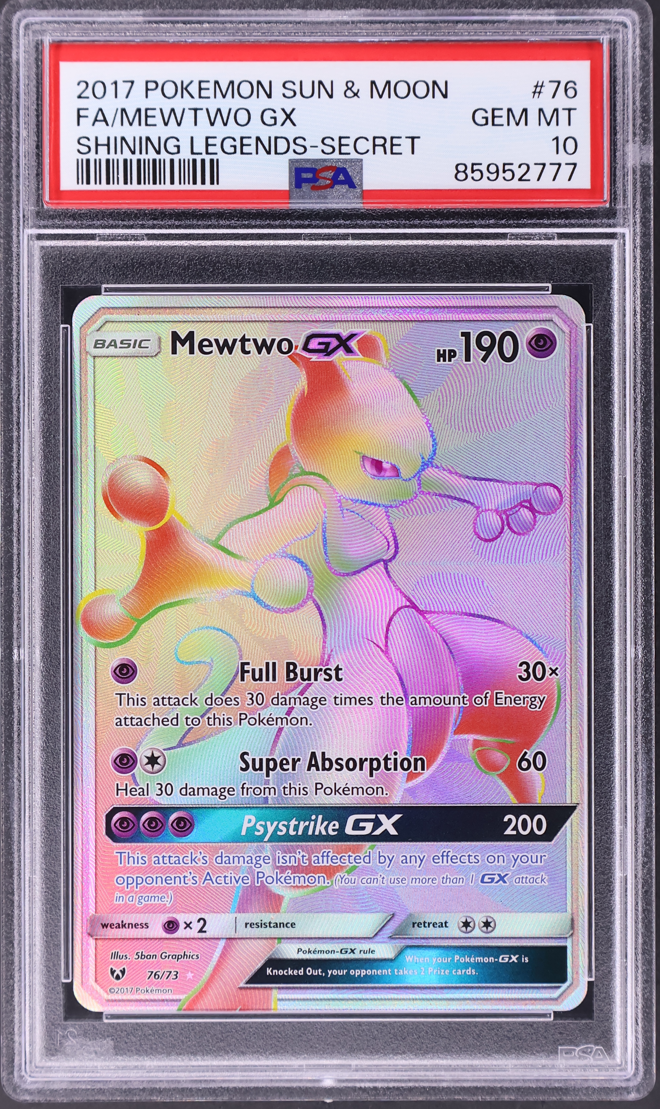 Full Art / Mewtwo Gx [Secret]
