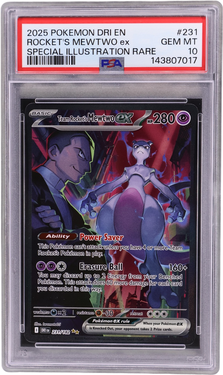 Team Rocket's Mewtwo Ex [Special Illustration Rare]