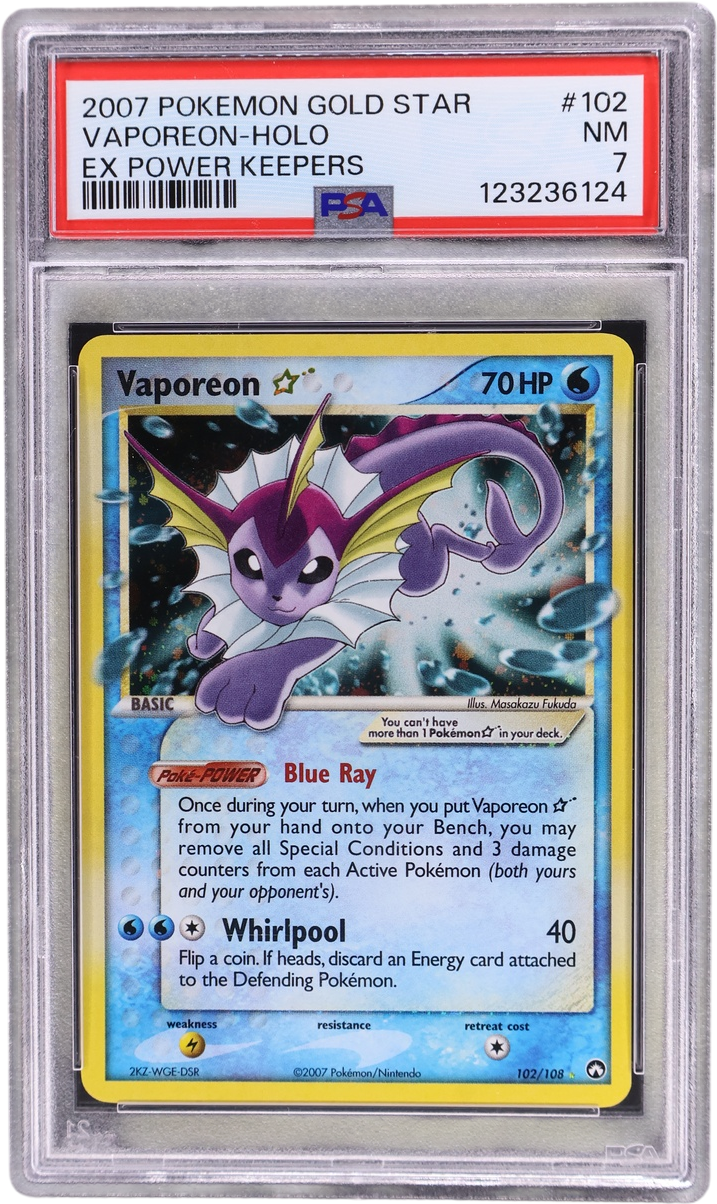 Vaporeon-Holo [Gold Star]