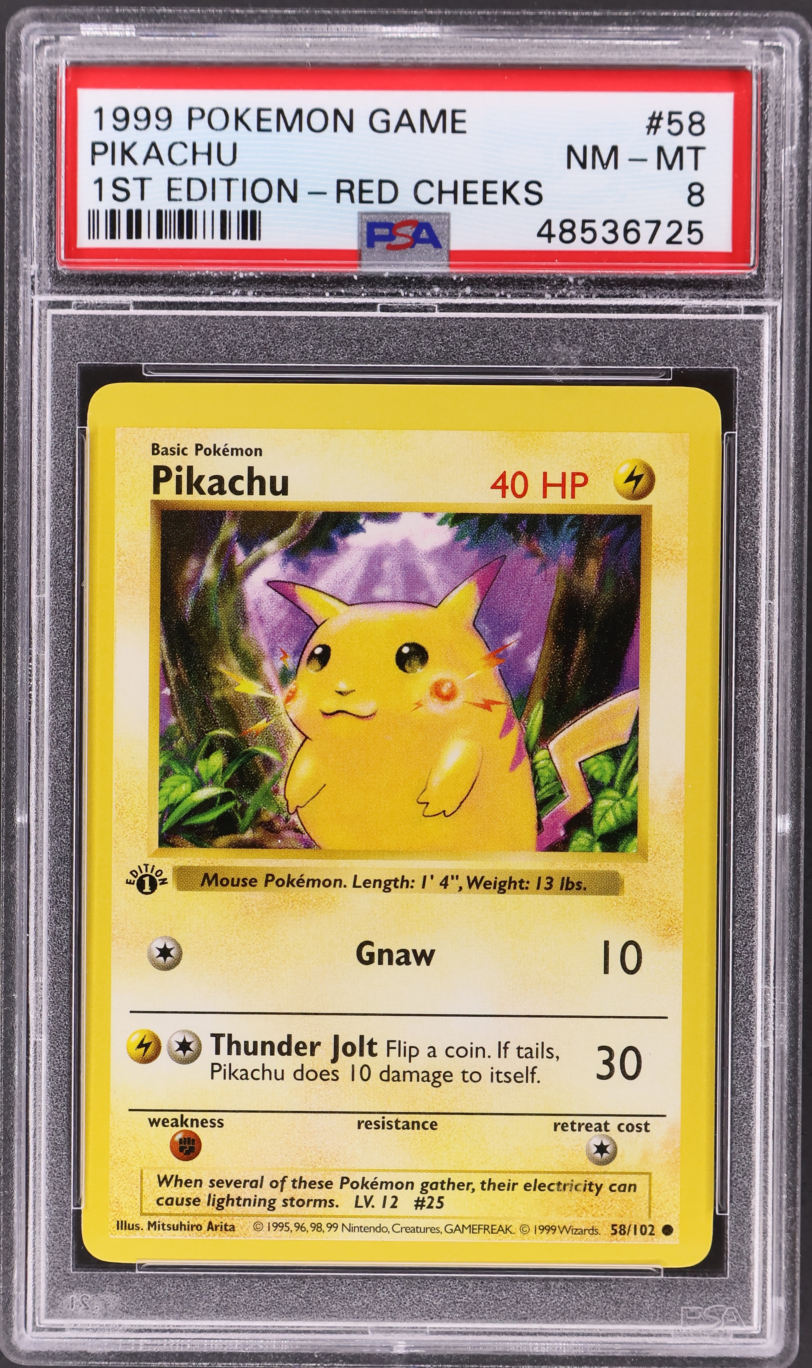 Pikachu [1st Edition-Red Cheeks]