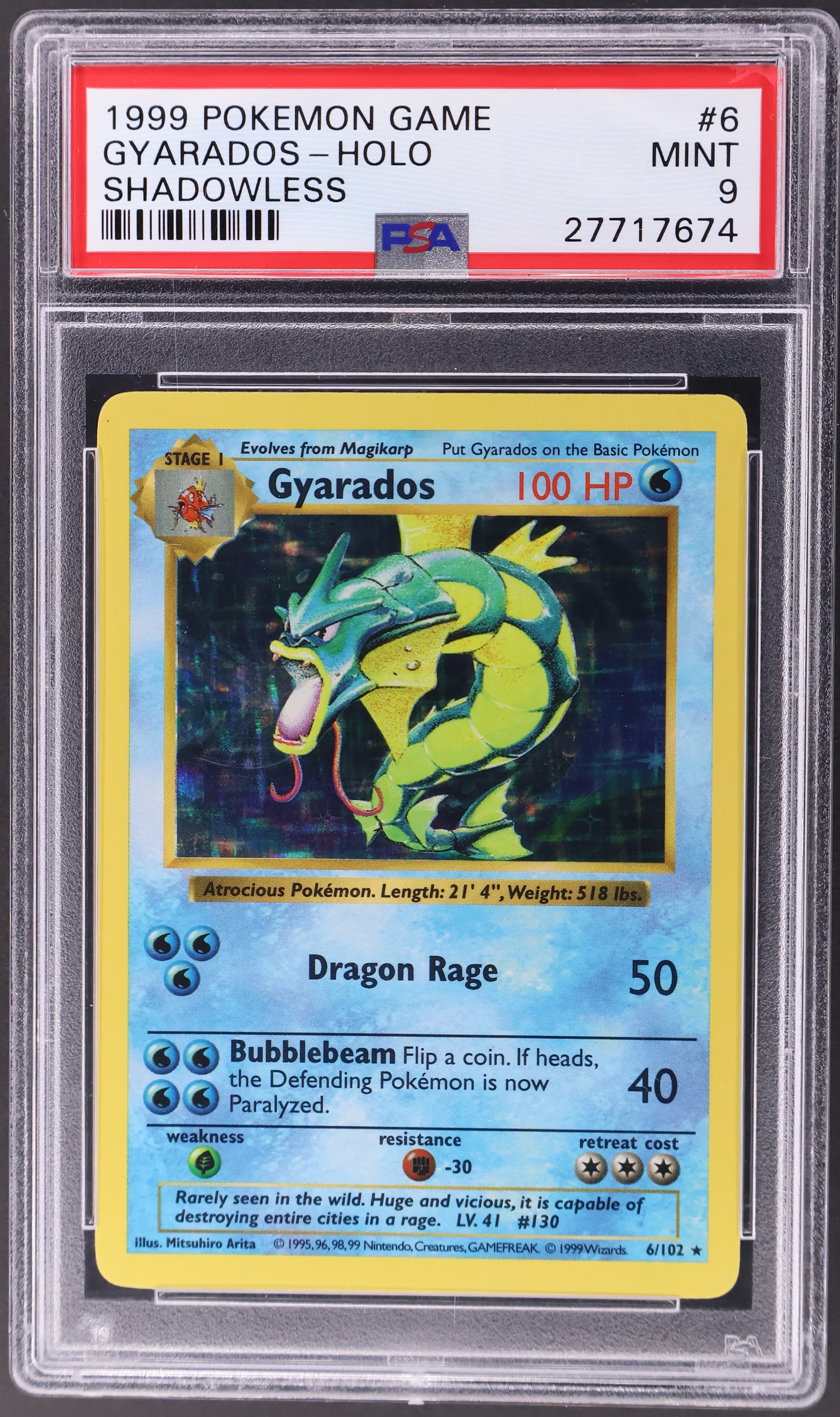 Gyarados-Holo [Shadowless]