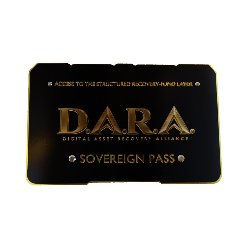 Original DARA SOVEREIGN membership pass artwork